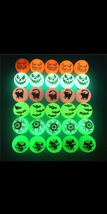 Подскачащи светещи топчета хелоуин коледа