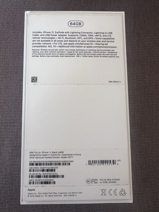 Iphone 11 Black 64gb