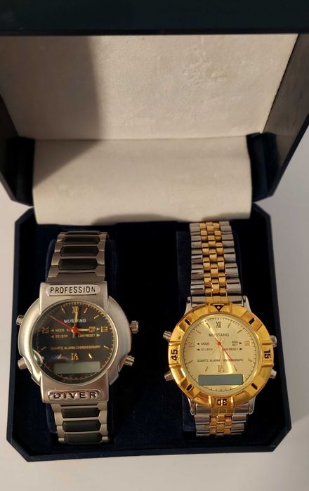 Set de 2 ceasuri MUSTANG - in cutia origilala, absolut noi, nefolosite