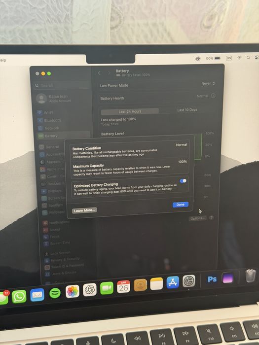 MacBook Air 13" M4 16GB RAM, 512GB Silver