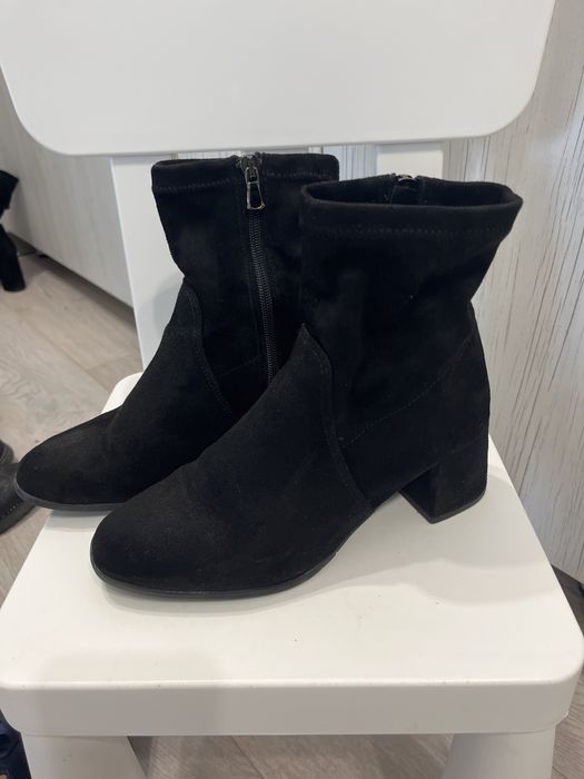 Botine negre Tamaris 38