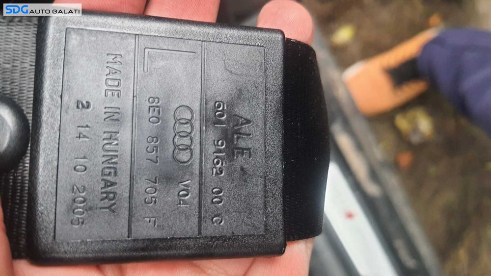 Centura de Siguranta Stanga Fata Sofer Audi A4 B6 2001 - 2005 Cod 8E0857705F [C1925]