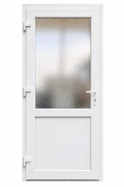 Usa termopan pvc de exterior culoare alb