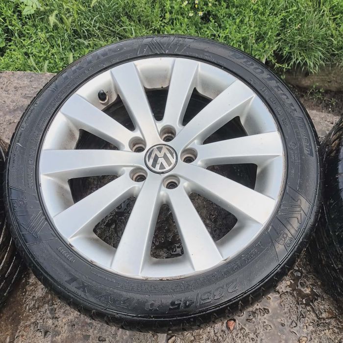 Jante+cauciucuri R17 Passat b6, stare foarte buna