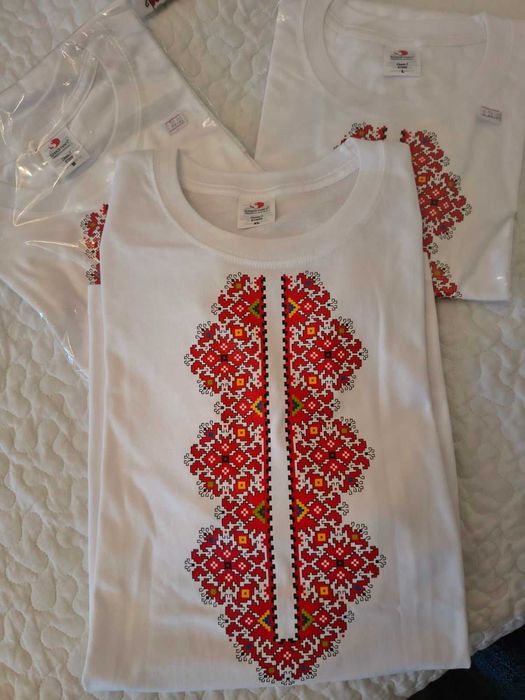 Ново! Тениски с принт.Народни мотиви. 15 лв.