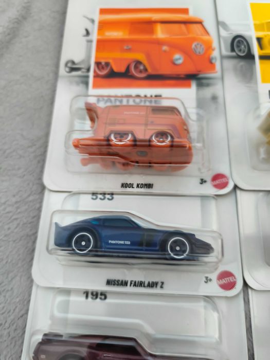 Set complet Pantone hot wheels Silver Series
