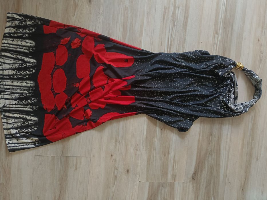 Оригинал Roberto Cavalli: Архивное итальянское мини с открытой спиной