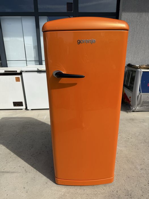 Ретро Оранжев хладилник с камера Gorenje