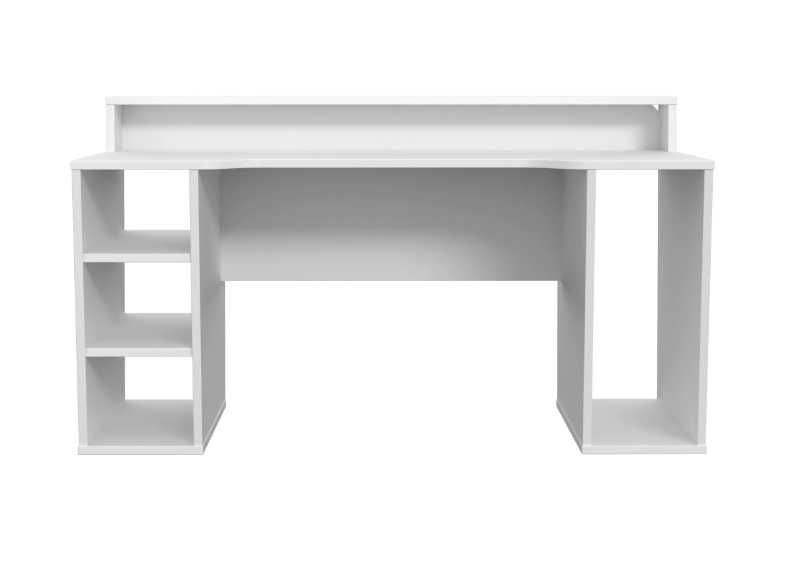 Birou gaming Kring alb 160cm cu LED – stare excelentă