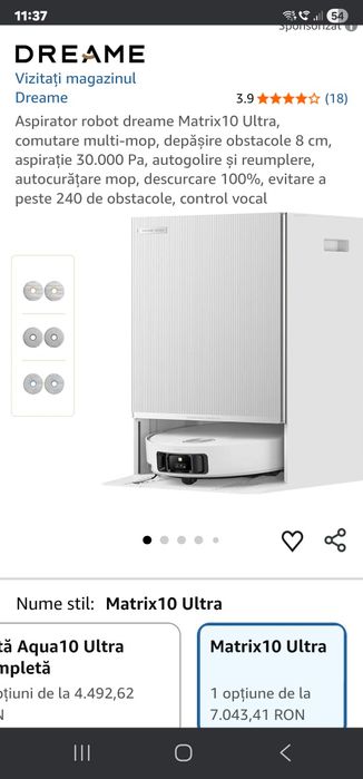 Aspirator Dreame Matrix 10 Ultra