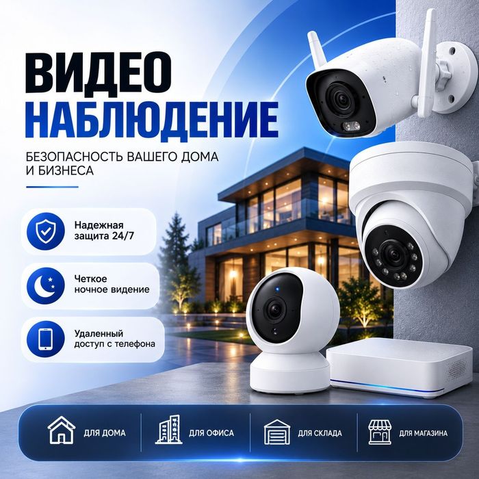 Камера Ремонт Видеонаблюдения Wi-FI Hikvision HiWatch Ezviz
