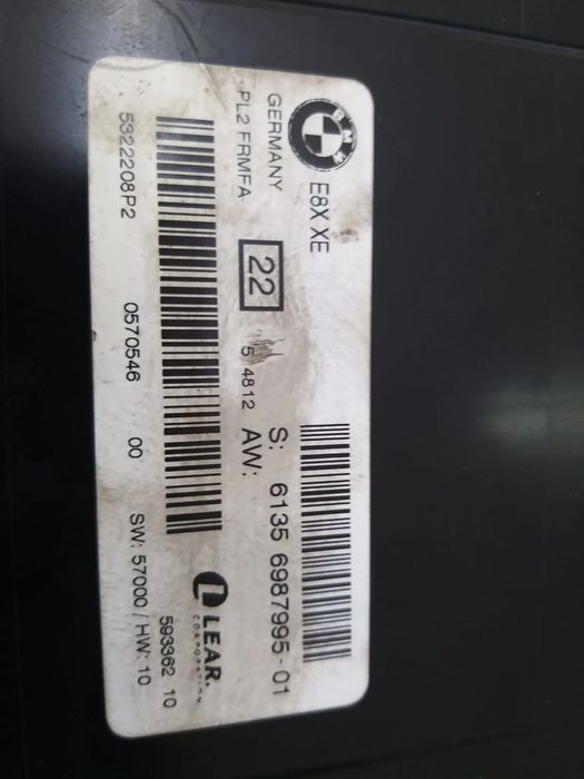 Modul calculator lumini frm bmw seria 1 e87 e81 6135698799501 5322208p2 59336210