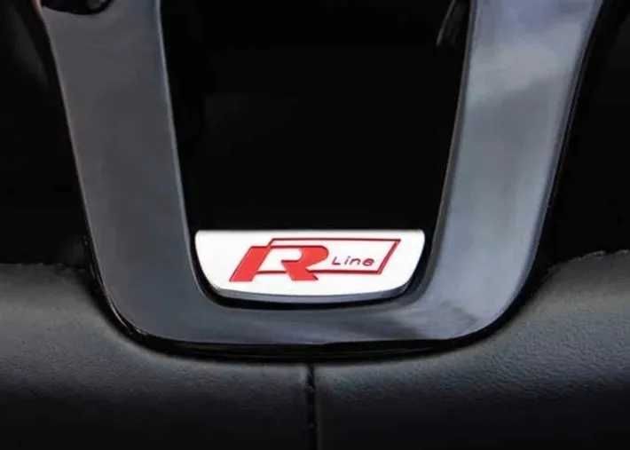 Емблема RLine за волан алуминиева два цвята