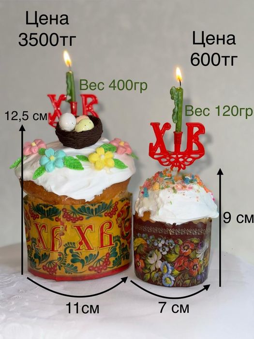 Домашние куличи и пасха