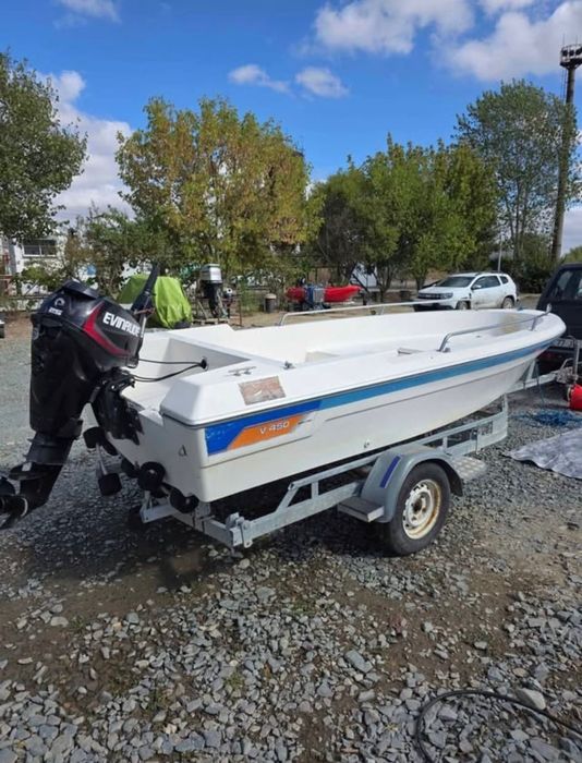 Barca cu motor 4,6 m