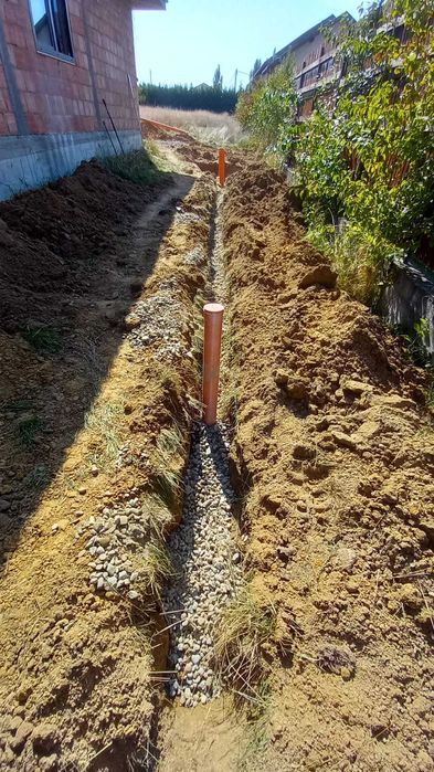 Execut lucrari de canalizare si fose septice