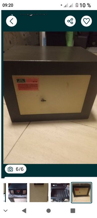 Vând seif antifoc, casetă banii, documente