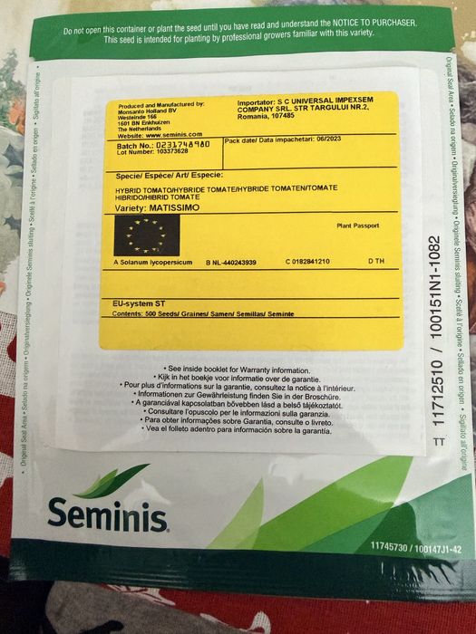 Seminte tomate Matissimo F1