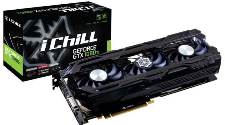 Gtx 1080Ti X3 Ultra Ichill 11gb 512 bit Коробка есть. GDDR5X