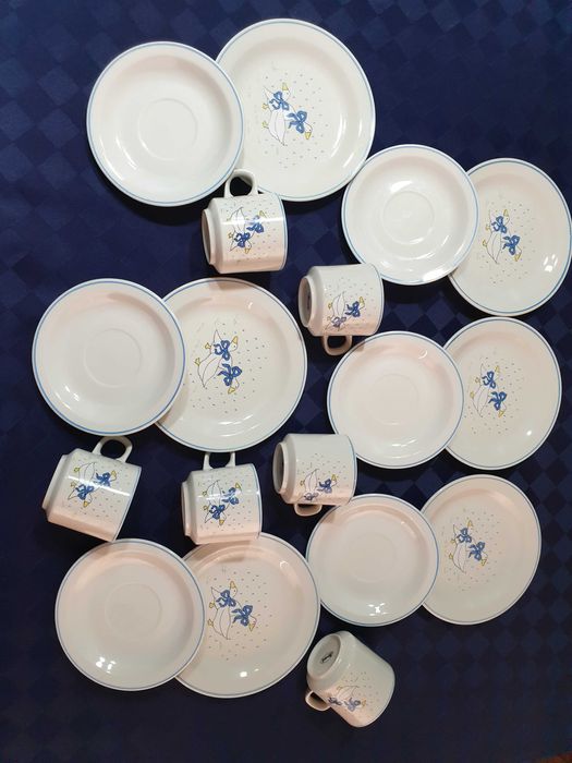 Кристален  декантер, сервиз с гъски,композиция с гъски  чифт патици