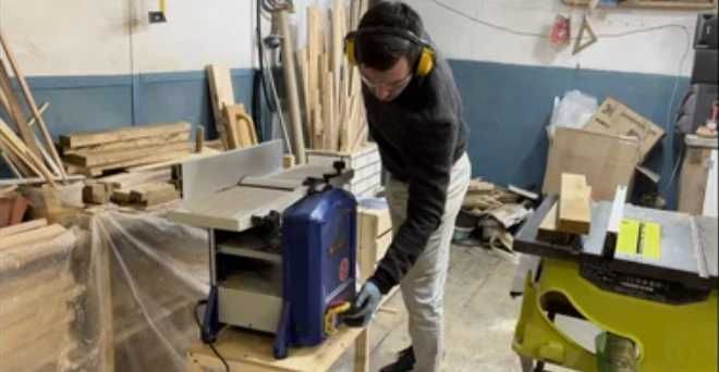 Фуговально-рейсмусовый станок по дереву Рейсмус Строгание Настольный