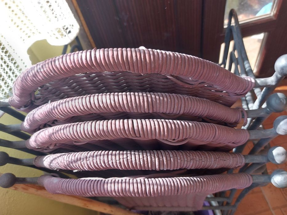 Vând  scaun/fotoliu 6buc set fier forjat grădină,terasa  150 lei bucat