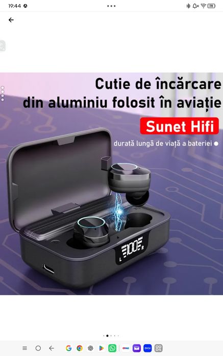 Casti bluetooth wireless