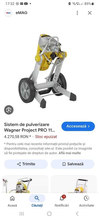 Pompa zugravit Wagner Project Pro 119, putin folosita