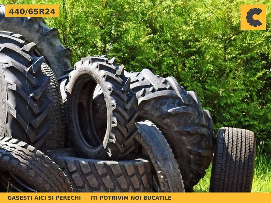 Anvelope Cauciucuri 440/65R24 440 65 R24 4406524 440 65R24 Pirelli Tractor Utilaje Agricole SH Second Hand IEFTIN Garantie 1 An Factura