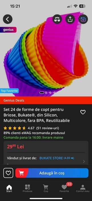 Set bucatarie resigilat – Gofre, Cantar, Boluri, Briose