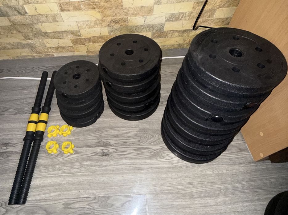 Vand set gantere regrabile de 40 kg