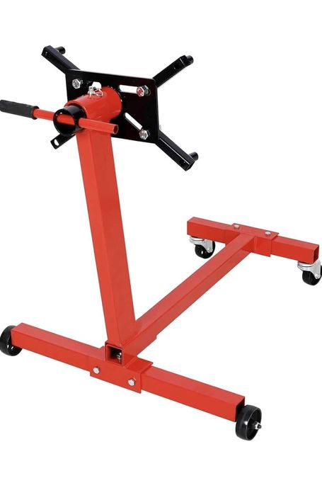 НЕМСКА Стойка За Двигатели 450кг STAHLMAYER + Подарък ЛЕД ФЕНЕР