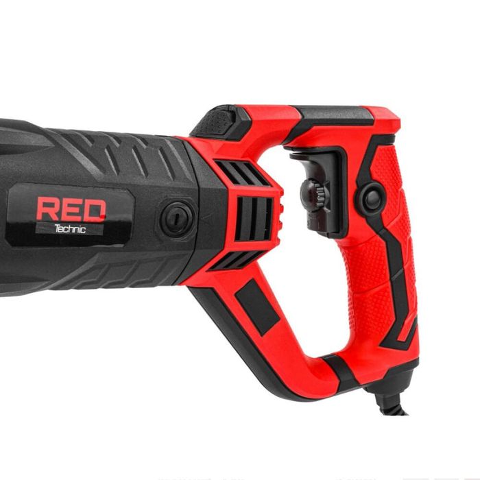 Fierastrau electric tip sabie, 1800 W, 12 lame SDS incluse, Red