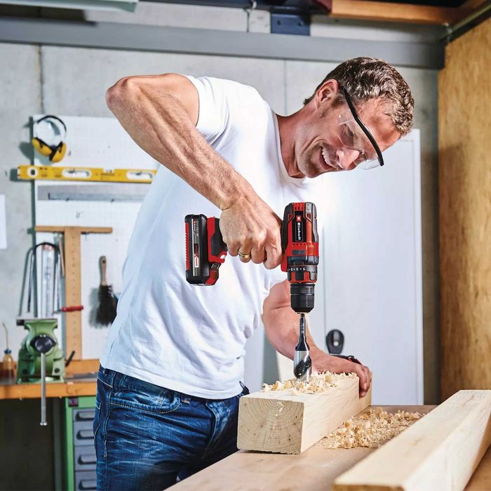 Комплект винтоверт, ъглошлайф, батерии, зарядно “Einhell” 18 Li-Ion