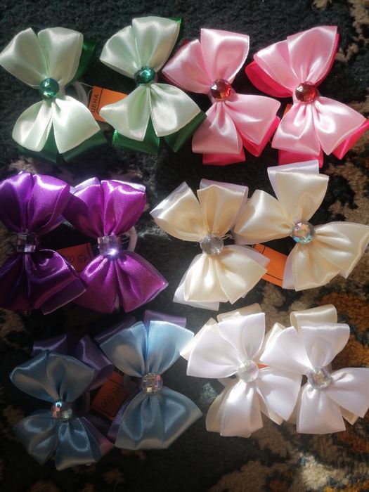 Праздничные заколки, бантики и брошки. Эксклюзив,ручная работа