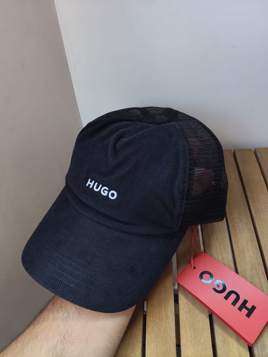 HUGO  Marsel-trucker CO sapca unisex neagea din material reiat si plasa marime OS noua originala