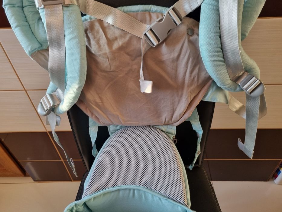 Marsupiu Ergonomic cu Scaunel pentru Bebe cu capișon(Windsleeping)