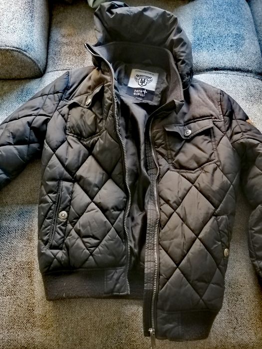 Geacă Bomber neagră 152 cm + tricou GRATIS