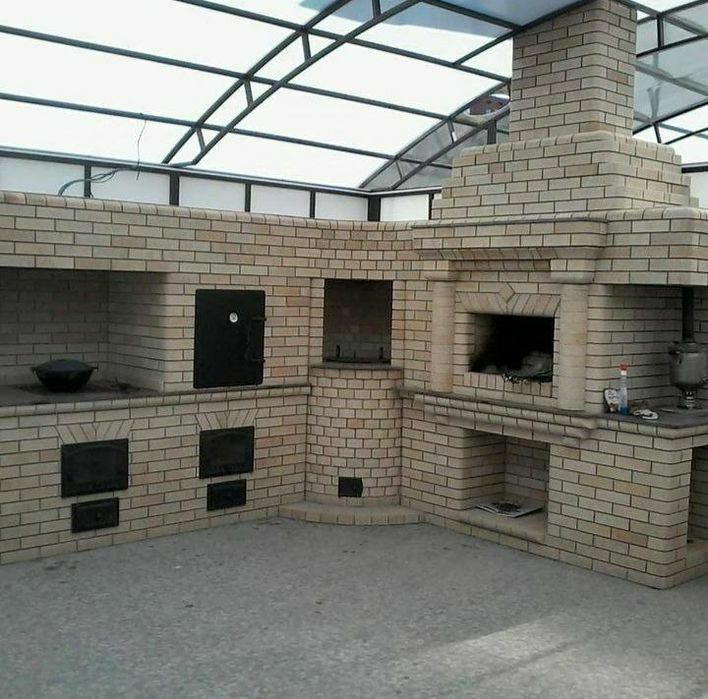 СТРОИМ Камин. Барбекю. Казан.