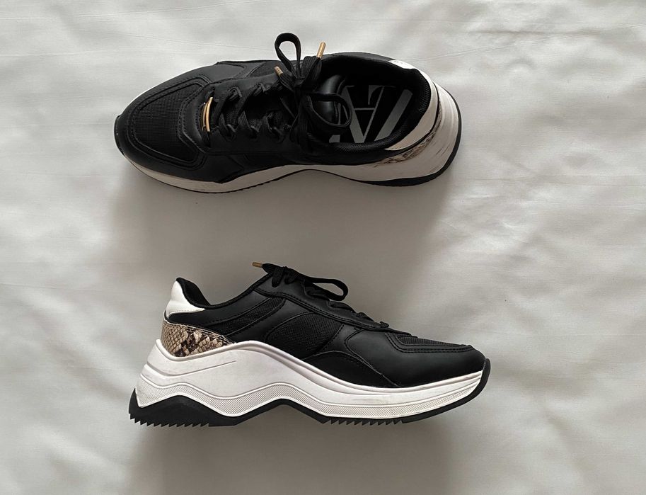 Pantofi sport dama, Zara, piele, marime 37