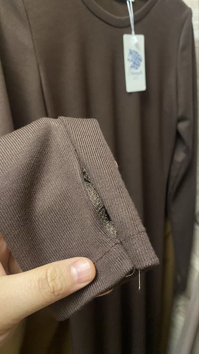 Базовое платье цвет чоко