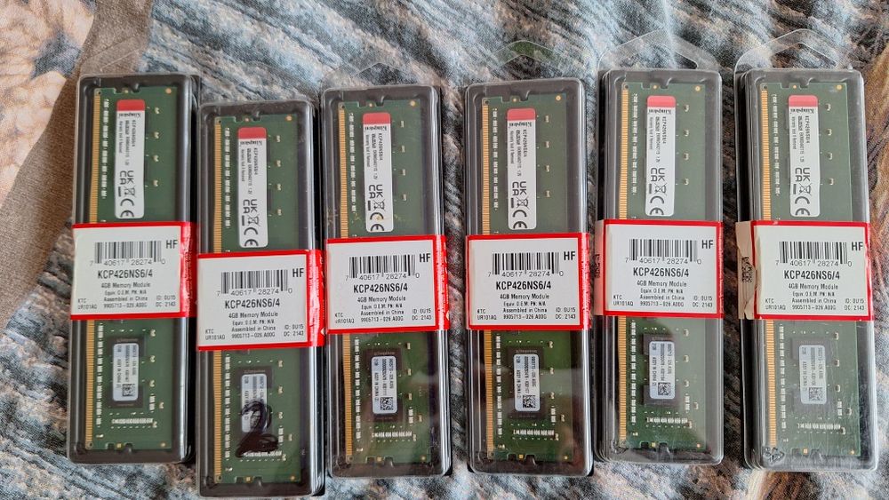 Kingston Рам памет 4gb 2666mhz 6 бр.запечатани