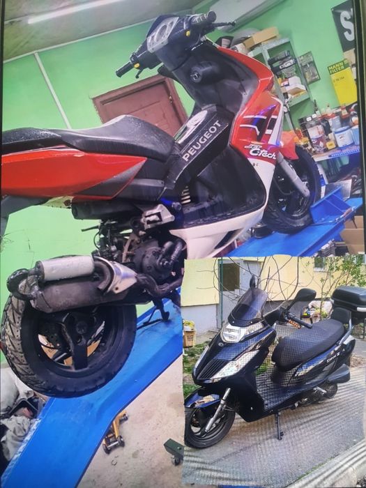 Vând sau schimb 2 scutere cu acte