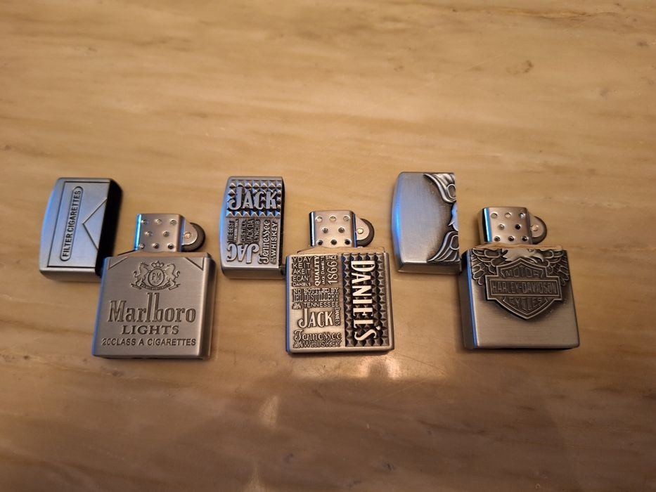 Газови метални запалки (3 броя-20лв.)