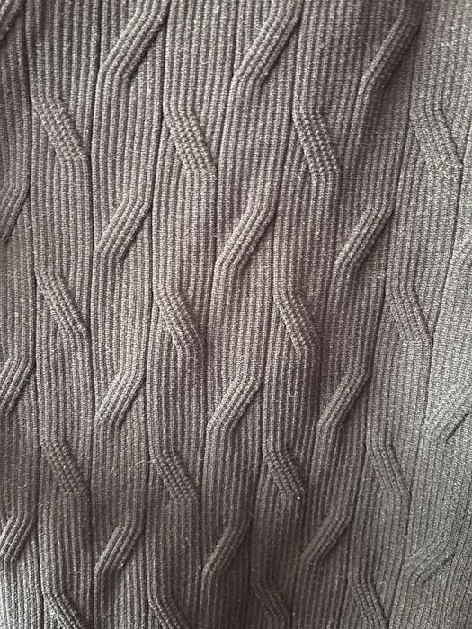 Bershka черна, дълга рокля с един ръкав