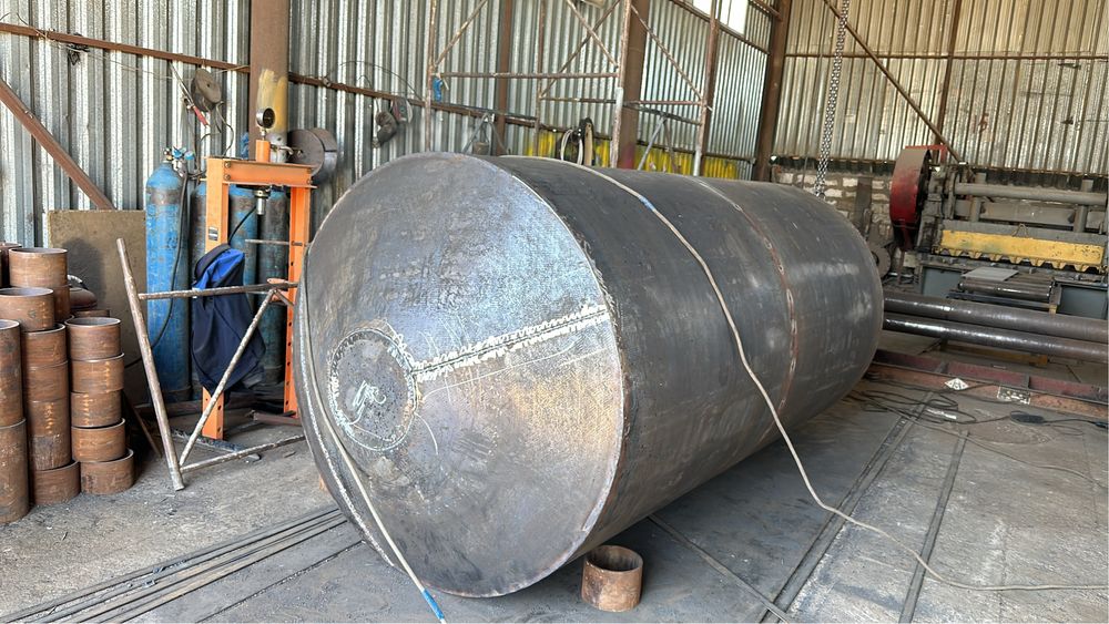 Вальцовка листов , изготовление емкостей