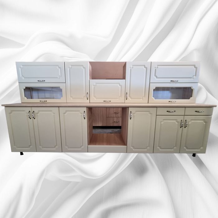 Mobila bucatarie modulara noua 3ml cu fronturi mdf