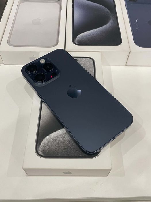iPhone 15 Pro Blue Titanium