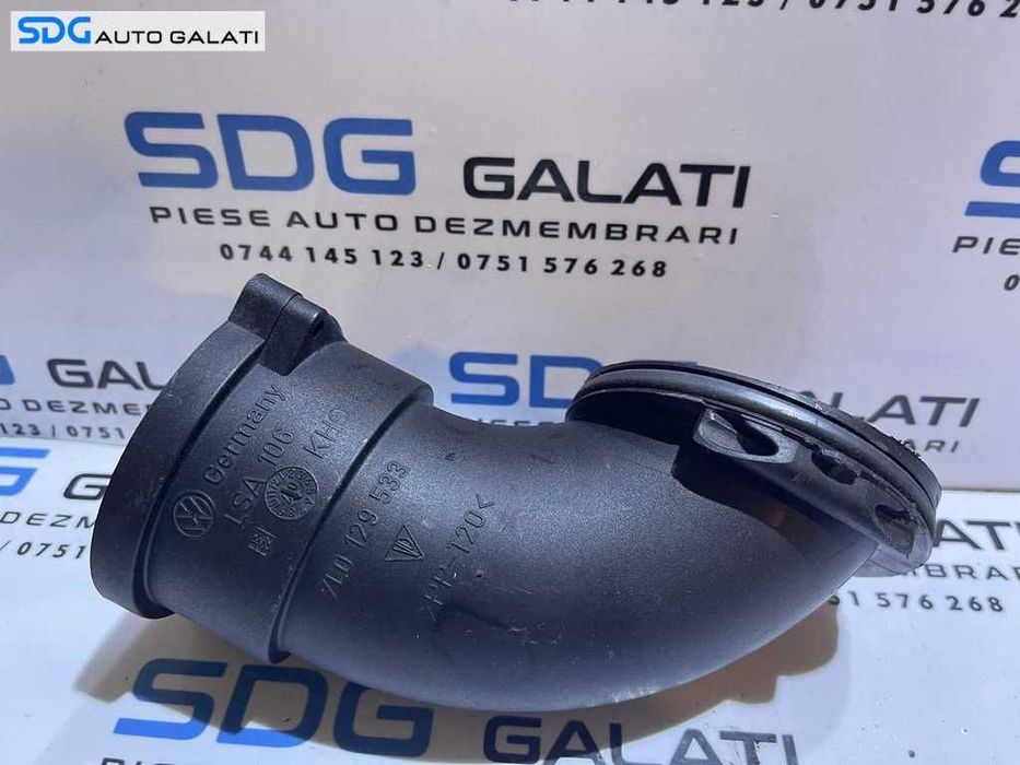 Tub Tubulatura Conducta Admisie Filtru Aer VW Touareg 2.5 TDI BAC BLK BPD BPE 2003 - 2010 Cod 7L0129533