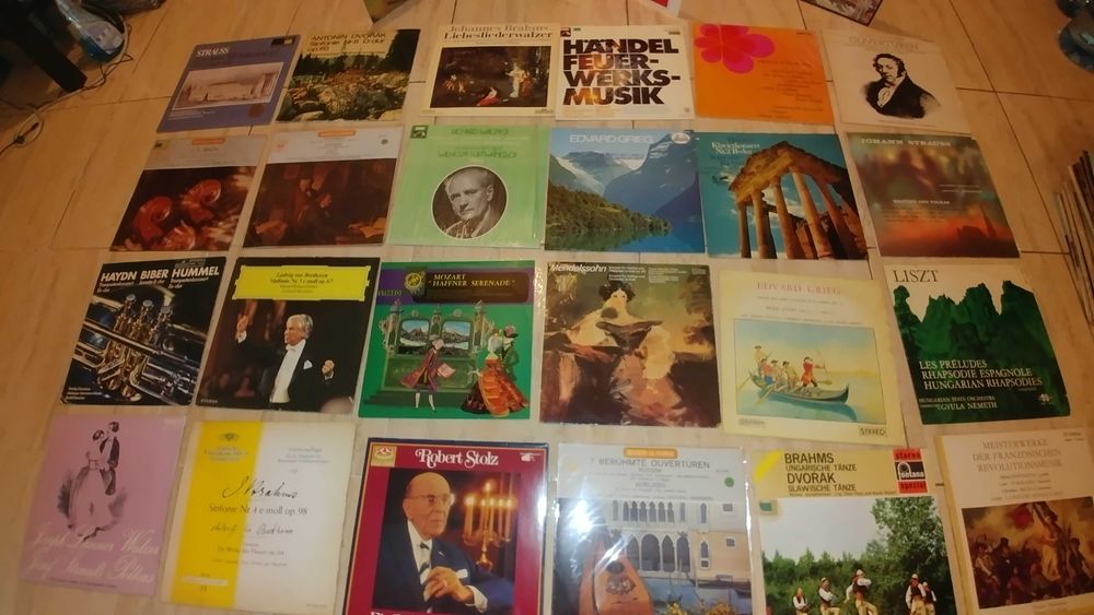 Muzica clasica colectie viniluri si cd in stare excelenta, editii vest